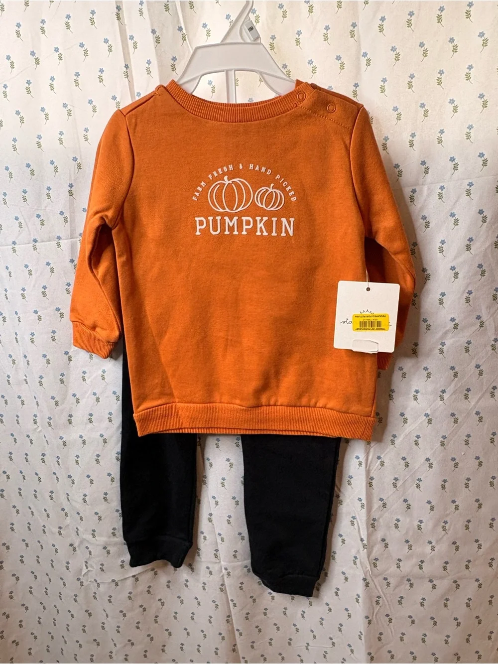 Pumpkin Orange Kids Sweatshirt